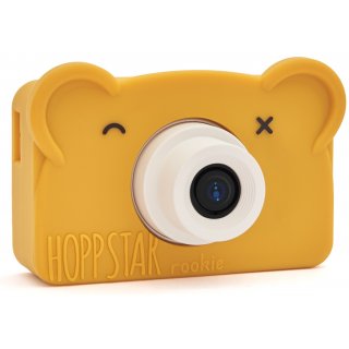 La cámara para niños Hoppstar Rookie , La cobertura de silicona desmontable brinda protección contra roturas y proporciona suficiente sujeción para sujetar y manipular , marcos de fotos, filtros de fotos y reconocimiento facial. 