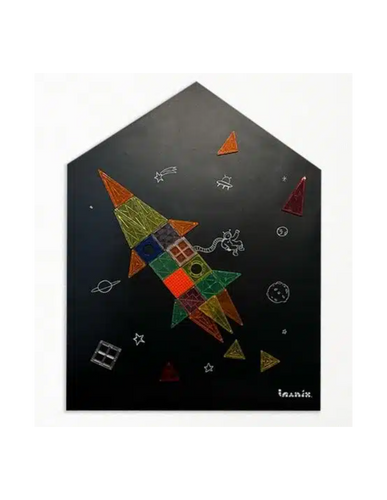 pizarra magnética de IMANIX es la herramienta perfecta para dar vida a tus ideas y expresar tu creatividad. En primer lugar, estas versátiles pizarras te permiten pegar tus IMANIX o cualquier pieza imantada en su superficie magnética.