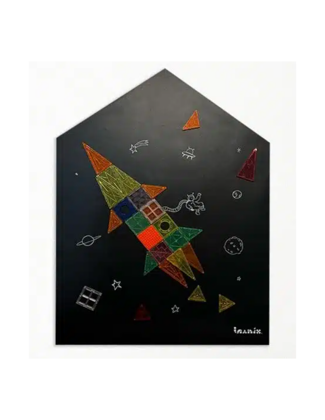 pizarra magnética de IMANIX es la herramienta perfecta para dar vida a tus ideas y expresar tu creatividad. En primer lugar, estas versátiles pizarras te permiten pegar tus IMANIX o cualquier pieza imantada en su superficie magnética.