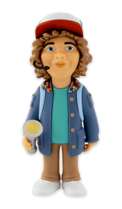 Figura de 12 cm del personaje Dustin, protagonista de la serie de Netflix Stranger Things. Viene presentada en una caja regalo. Para fans de la serie Stranger Things y coleccionionistas.