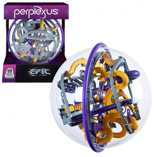 Perplexus Epic LaberintoLaberinto rompecabezas 3D en forma circular. Si te gustan los desafios este el último reto de Perplexus. 125 OBSTÁCULOS DESAFIANTES.