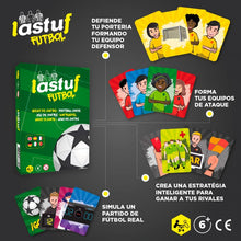 Carregar imagem no visualizador da galeria, Lastuf El juego de cartas de fútbol que te hará divertirte como en un juego real. Un juego de cartas de FÚTBOL en el que los jugadores tienen que marcar goles a sus oponentes para eliminarlos y ganar.