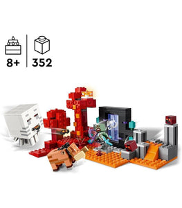 La Emboscada en el Portal de Nether - Lego Minecraft 21255Da vida al popular juego Minecraft® con este trepidante juguete inspirado en el portal del Nether. El set de juguetes LEGO® Minecraft La Emboscada en el Portal del Nether (21255) ofrece a los jugadores infinitas aventuras de construcción y juego con icón…