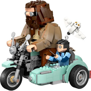  Viaje en Moto de Hagrid y Harry, Sujétate fuerte y disfruta del set Viaje en Moto de Hagrid y Harry, un encantador juguete para niñas, niños y fans del Mundo Mágico. Consta de 617 piezas.