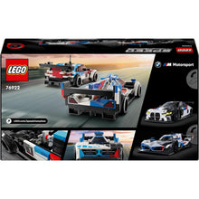 Carregar imagem no visualizador da galeria,  BMW M4 GT3 &amp; BMW M Hybrid V8 Speed Champions - LEGO 76922El set LEGO contiene 2 detallados modelos de coches . El set consta de 676 piezas.

49,99 € EUR