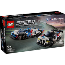 Carregar imagem no visualizador da galeria,  BMW M4 GT3 &amp; BMW M Hybrid V8 Speed Champions - LEGO 76922El set LEGO contiene 2 detallados modelos de coches . El set consta de 676 piezas.

49,99 € EUR