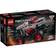 Cargar imagen en el visor de la galería, Monster Jam ThunderROARus Pull Back - LEGO Technic 42200 con Motor de Carga Manual incluye una divertida función de carga manual. Los peques pueden recrear los emocionantes espectáculos lanzando su camión con estética de dinosaurio a gran velocidad,232 piezas. 
