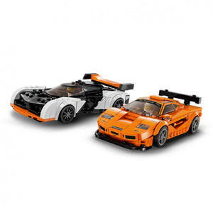 McLaren Solus GT & McLaren F1 LM - El set trae 2 minifiguras de pilotos para colocarlos al volante y ponerlos a competir. Regala este excepcional kit de maqueta Speed Champions de 581 piezas como obsequio de cumpleaños o con ocasión de una fiesta especial a un peque a partir de 9 años o a un apasionado fan de …
