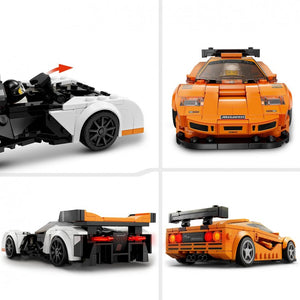 McLaren Solus GT & McLaren F1 LM - El set trae 2 minifiguras de pilotos para colocarlos al volante y ponerlos a competir. Regala este excepcional kit de maqueta Speed Champions de 581 piezas como obsequio de cumpleaños o con ocasión de una fiesta especial a un peque a partir de 9 años o a un apasionado fan de …