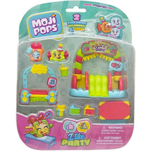 Cargar imagen en el visor de la galería, Mojipops Blister I Like Party un divertido blíster con la temática de una fiesta. ¿Preparados para pasártelo genial en la fiesta que han montado? hay un tobogán, pastel y música para bailar.