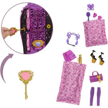 Carregar imagem no visualizador da galeria, Clawdeen Wolf Secrets Monster High , de las muñecas más monstruosas , viene con su armario secreto. También trae 19 accesorios de moda muy fashion.