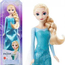 Carregar imagem no visualizador da galeria, Muñeca Elsa de Frozen - Mattel HLW47Descubre esta muñeca de Elsa, inspirada en la poderosa e inigualable reina de Frozen de Disney. Esta muñeca de moda articulada lleva su emblemático conjunto de la película, que incluye accesorios como unos zapatos, una capa y una falda delicadas. 