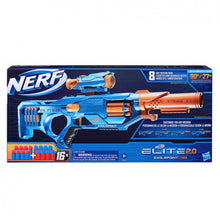 Carregar imagem no visualizador da galeria, Nerf Elite 2.0 EaglePoint¡Personaliza el lanzador Nerf ! Incluye una mira y un cañón desmontable para que puedas crear diferentes estilos mientras te preparas para las batallas Nerf. El tambor giratorio tiene capacidad de 8 dardos.