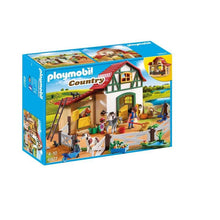 Carregar imagem no visualizador da galeria,  granja Country de Ponis de Playmobil, es espectacular. En ella todos los caballos y ponis de la ciudad crecen y viven felices. Podrás tener tu propia granja de ponis par cuidarlos, alimentarlos y hacer las delicias de los niños Playmobil. 
