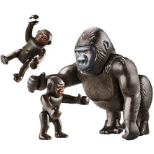 Carregar imagem no visualizador da galeria,  1 Gorila Playmobil con 2 bebés para tu zoo. Edad recomendada de 4 a 104 años. 