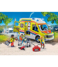 Carregar imagem no visualizador da galeria, Ambulancia con Luz y Sonido- Playmobil 71202