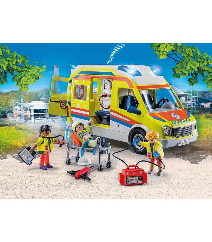 Ambulancia con Luz y Sonido- Playmobil 71202