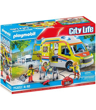 Cargar imagen en el visor de la galería, Ambulancia con Luz y Sonido- Playmobil 71202