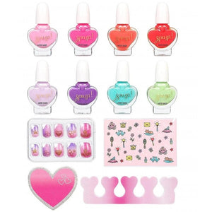 Set de Manicura - Souza 107130,El Set de esmalte de uñas Princesas contiene una colección completa de coloridos esmaltes, pegatinas y otros accesorios p…