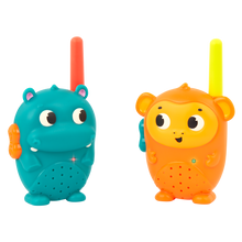 Cargar imagen en el visor de la galería,  walkie-talkies animalitos  B. Toys: ¡Habla y juega durante todo el día con un par de coloridos walkie-talkies! Fáciles de usar: Estos walkie-talkies de animales tienen un botón cada uno