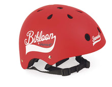 Cargar imagen en el visor de la galería, Casco de color rojo regulable, para bicicleta, patines, patinetes y monopatines.
