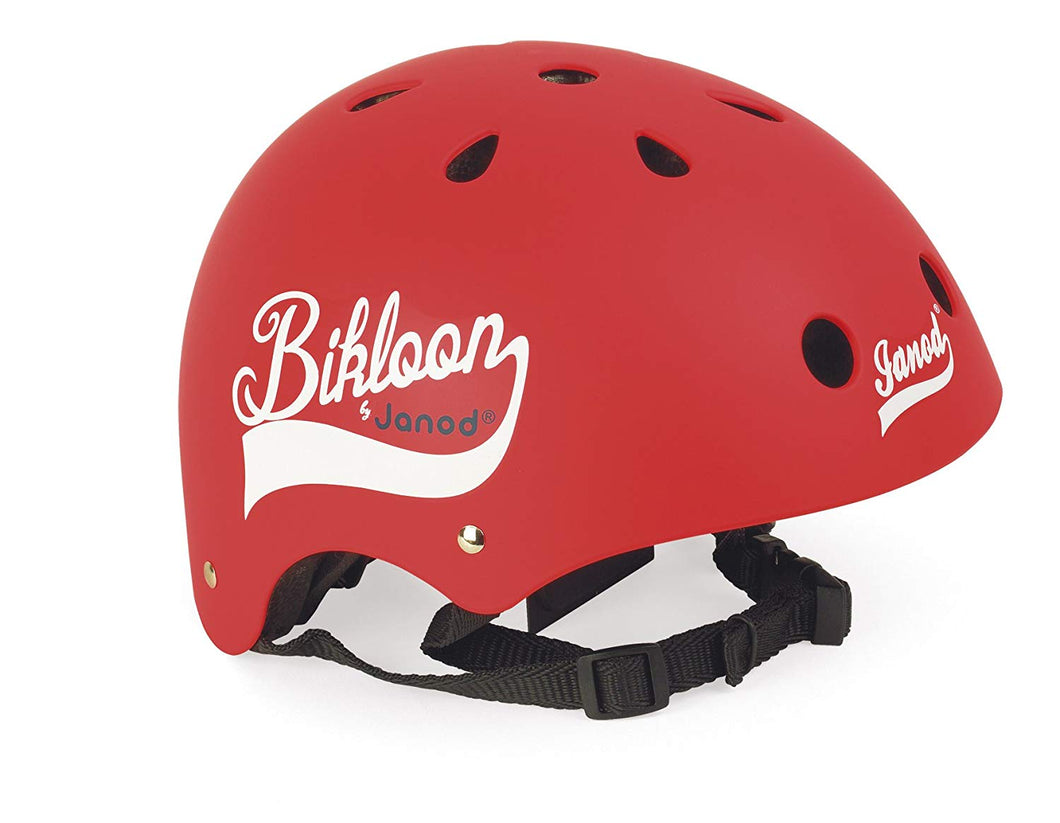 Casco de color rojo regulable, para bicicleta, patines, patinetes y monopatines.