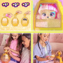 Carregar imagem no visualizador da galeria, VIP Pets Celebripets IMC Toys 711938 con 10 sorpresas para crear  peinados glamurosos con un toque dorado  pestañas reales