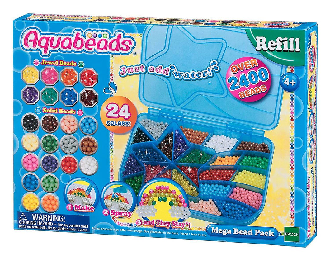 Aquabeads Mega Bead – Paquete de recambio para tronco Kit de recambio de  cuentas para artes y manualidades para niños a partir de 4 años más de