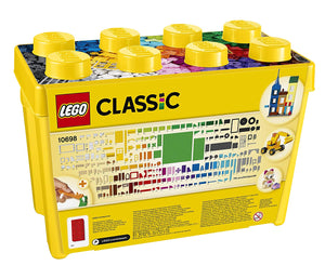 Caja grande de Ladrillos LEGO, Incluye una amplia gama de ladrillos de LEGO en 33 colores diferentes Cuenta con una amplia gama de ladrillos, ventanas, puertas, marcos, además tiene dos placas de base de diferentes tamaños. 790 piezas en total. Libro con ideas para construir incluido. Incluye un separador de la…