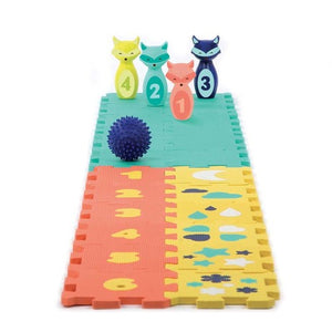 Conjunto Actividades Educativas de Ludi con alfombra de eva para bebés a partir de 10 meses