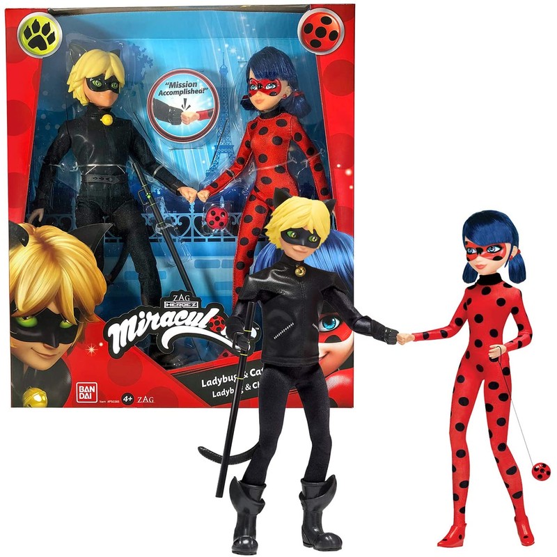 Figura ladybug discount y cat noir