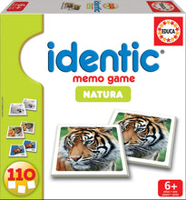 Cargar imagen en el visor de la galería, Identic Memo Game Natura Educa 14783 con 55 magníficas fotos de animales de todo el mundo Encuentra las 55 parejas 
