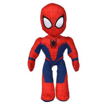 Cargar imagen en el visor de la galería, Spiderman de ropa blandito. Mide 25 cm aprox. Lleva una articulación interna que hace posible que pueda tomar diferentes posiciones.