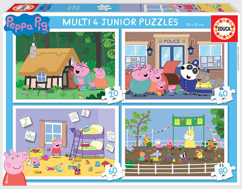 Multi Puzzles Peppa Pig 20+40+60+80 - Educa 18645