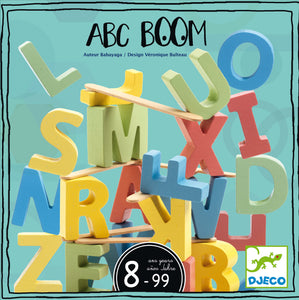 ABC Boom ,Juego de equilibrio y vocabulario.