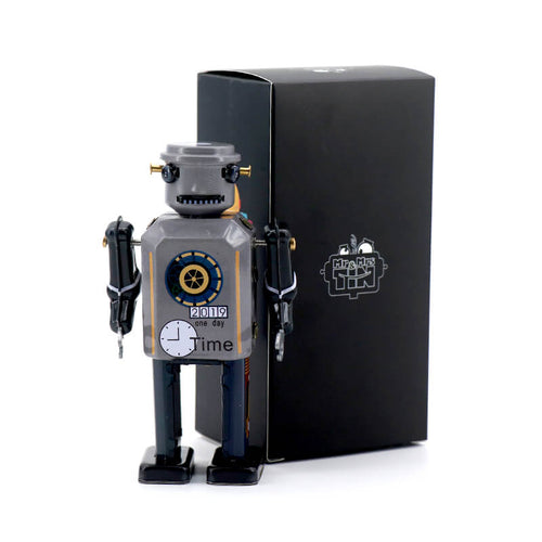  Robot Time Bot Edición Limitada Mr & Mrs Tin 928013 especial coleccionistas robot de hojalata que anda al darle cuerda