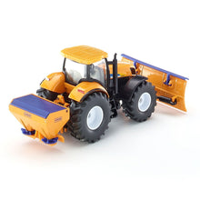 Carregar imagem no visualizador da galeria, New Holland T7070 Tractor con Quitanieves y Expandidor de Sal 1:50 - Siku 2940