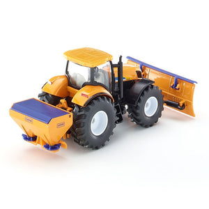 New Holland T7070 Tractor con Quitanieves y Expandidor de Sal 1:50 - Siku 2940