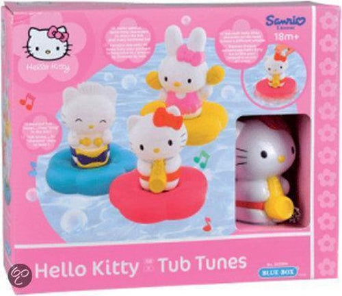 Hello Kitty Banda de Música para el Baño Giochi Preziosi 3084 bañera, piscina, flotan, hacen silbidos musicales 3 figuras