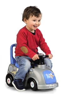  El Correpasillos Star Kids está diseñado para que los bebés a partir de 10 meses aprendan a dar sus primeros pasos. Color azul y gris plateado.