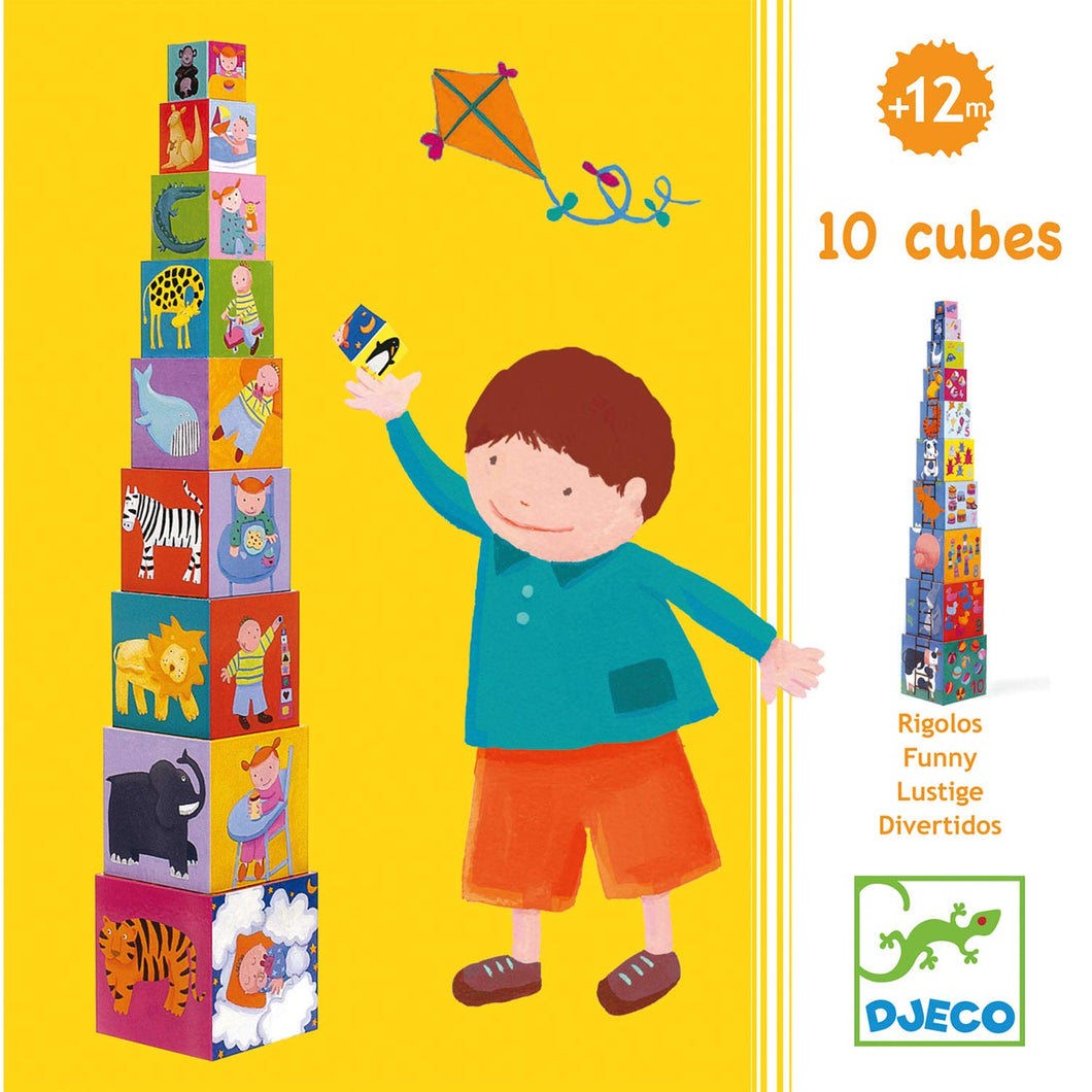 10 Cubos Divertidos - Djeco 38503