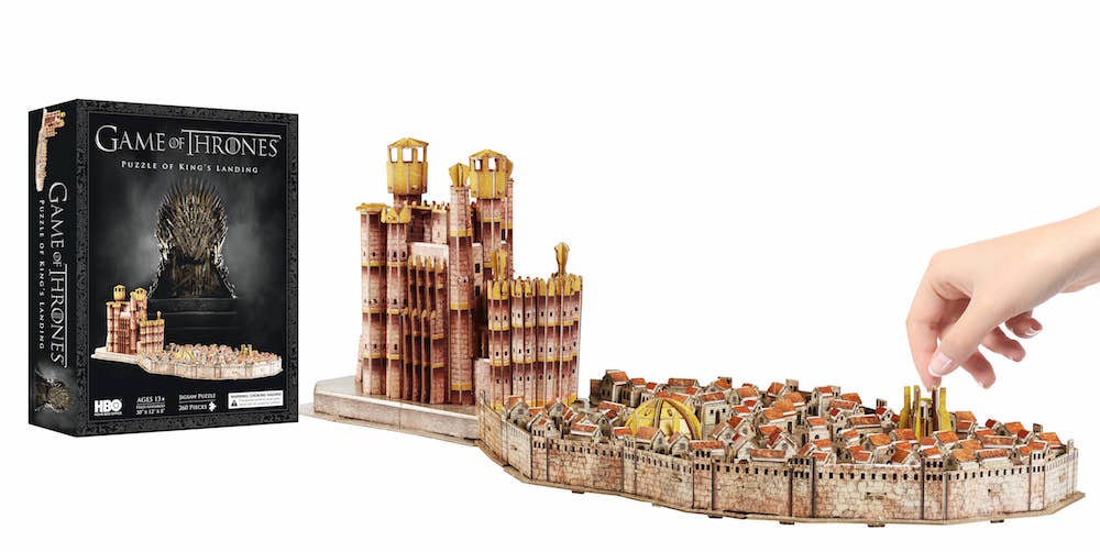  Puzzle 3D de Desembarco del Rey. recrea la ciudad de Desembarco del Rey (Kings Landing) de la serie de TV 