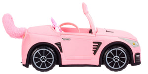 Na Na Na Surprise  Coche Descapotable Rosa Soft Plush Convertible MGA 572411EUC material blandito las ruedas giran 