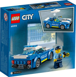  LEGO® City Coche de Policía (60312), con el que puedes construir y jugar • Juguete para construir y jugar con imaginación: Los niños pueden explorar el Coche de Policía de juguete mientras lo construyen.