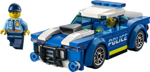  LEGO® City Coche de Policía (60312), con el que puedes construir y jugar • Juguete para construir y jugar con imaginación: Los niños pueden explorar el Coche de Policía de juguete mientras lo construyen.