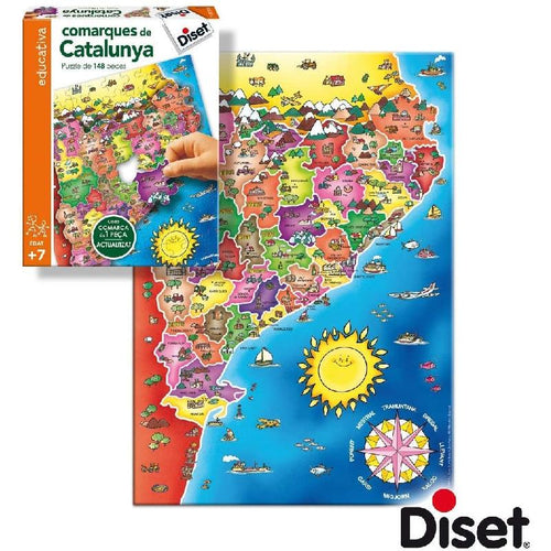 Puzzle Comarques de Catalunya - Diset 63664