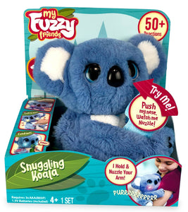 My Fuzzy Friends Snuggling Koala Famosa 700016893 se agarra fuerte a tu brazo +50 reacciones diferentes dale de comer acaríciale