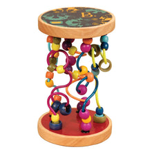 Carregar imagem no visualizador da galeria, A-Maze Loopty Loo Laberinto de Madera B. Toys 71155 con 47 cuentas de colores y 5 laberintos de alambre diferentes +18 meses
