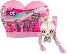 Cargar imagen en el visor de la galería, Vip Pets Mini Fans Serie 1 IMC Toys 711891 vienen en una cápsula en forma de corazón mascotas con pelo super largo para peinar