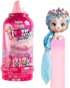 Vip Pets Glitter Twist Serie 2 de Imc Toys 712379 las perritas con el pelo mas largo para peinar y accesorios incluidos